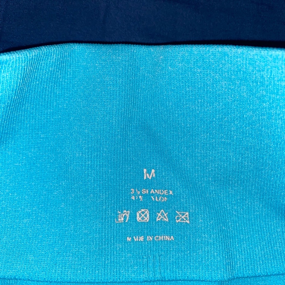 NVGTN Women's Blue High-Waisted Shorts - Picture 3 of 3